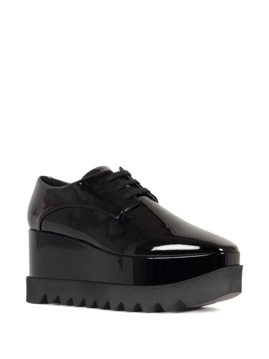 Stella McCartney Shoes - NWB Stella McCartney 80mm Elyse Shiny Patent Oxford Shoes Black Size 39.5